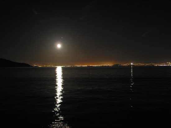 Full Moon Over Alcatraz